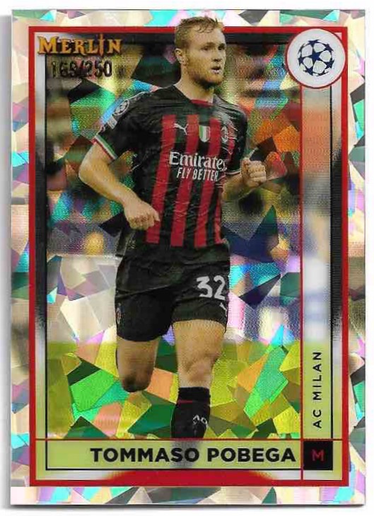 Atomic Refractor TOMMASO POBEGA 22-23 Topps Merlin Soccer /250