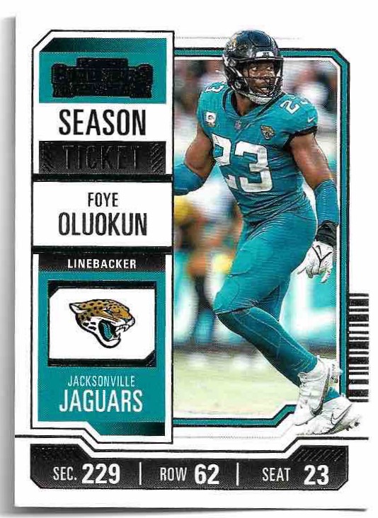 FOYE OLUOKUN 2023 Panini Contenders Football