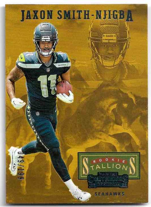 Rookie Blue Stallions JAXON SMITH-NJIGBA 2023 Panini Contenders Football /199