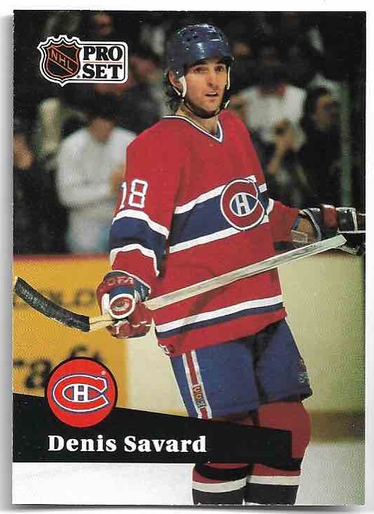 DENIS SAVARD 91-92 Pro Set