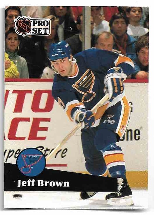 JEFF BROWN 91-92 Pro Set