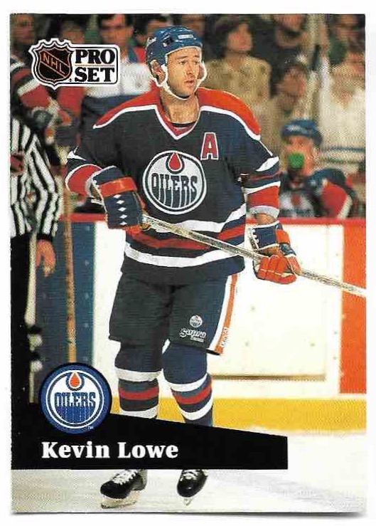 KEVIN LOWE 91-92 Pro Set