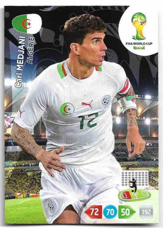 CARL MEDJANI Panini Adrenalyn XL World Cup 2014