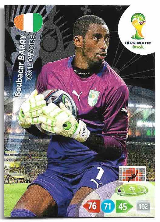 BOUBACAR BARRY Panini Adrenalyn XL World Cup 2014