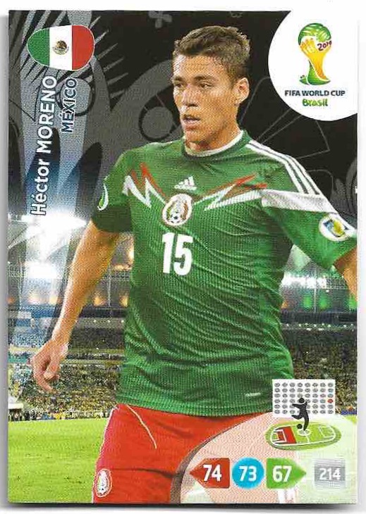 HECTOR MORENO Panini Adrenalyn XL World Cup 2014