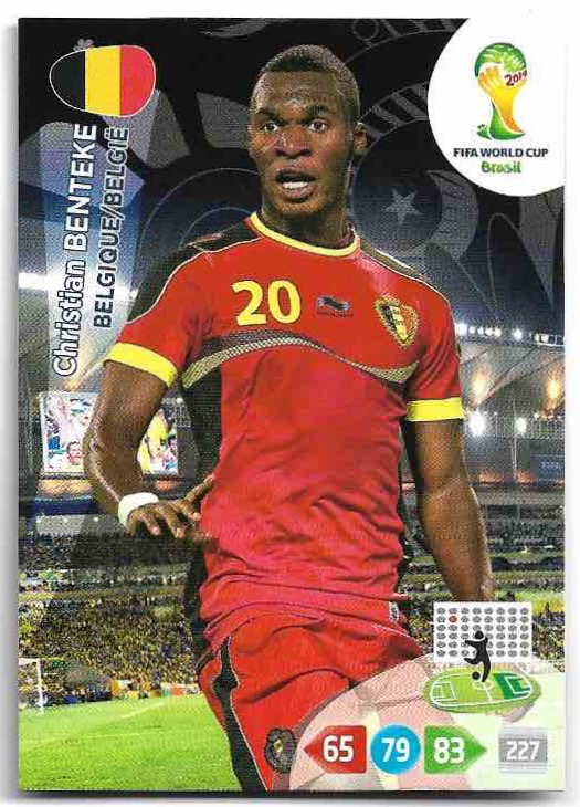 CHRISTIAN BENTEKE Panini Adrenalyn XL World Cup 2014