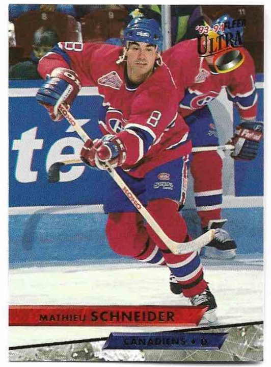 MATHIEU SCHNEIDER 93-94 Fleer Ultra