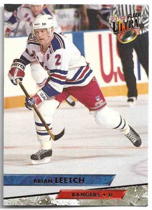 BRIAN LEETCH 93-94 Fleer Ultra