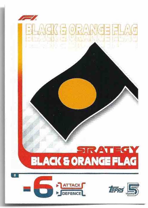 Strategy - BLACK & ORANGE FLAG 2024 Topps Turbo Attax