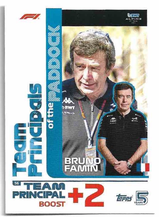 Team Principals BRUNO FAMIN 2024 Topps Turbo Attax