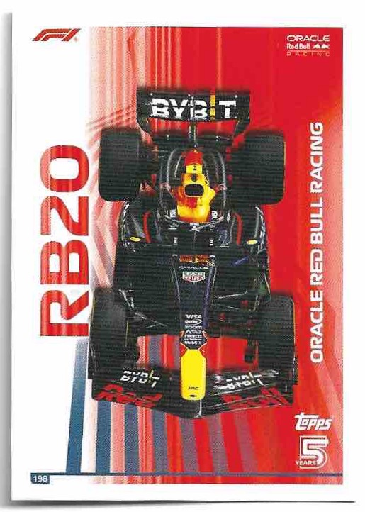 RB20 RED BULL 2024 Topps Turbo Attax