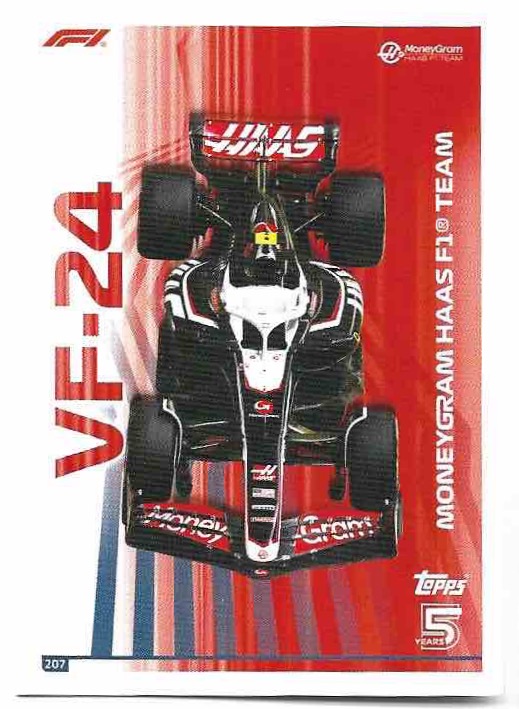 VF-24 HAAS 2024 Topps Turbo Attax