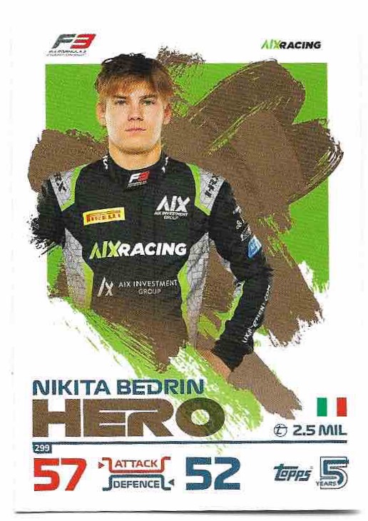 Hero NIKITA BEDRIN 2024 Topps Turbo Attax