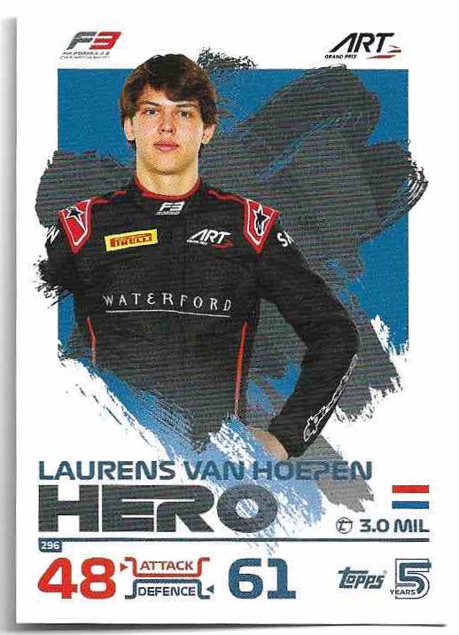 Hero LAURENS VAN HOEPEN 2024 Topps Turbo Attax