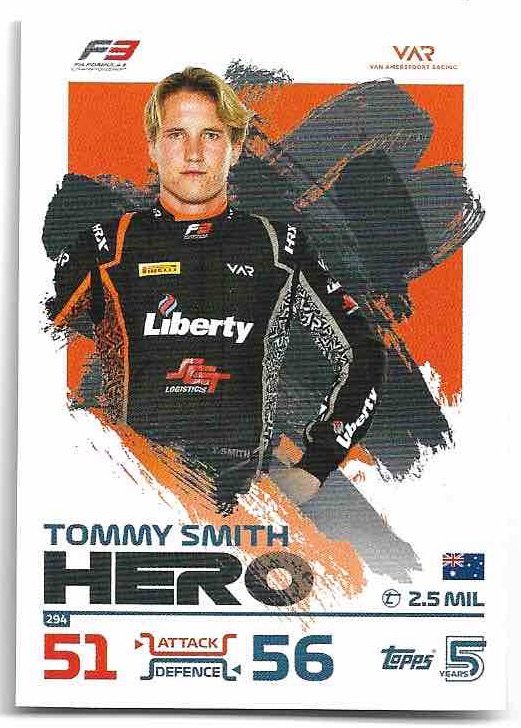 Hero TOMMY SMITH 2024 Topps Turbo Attax