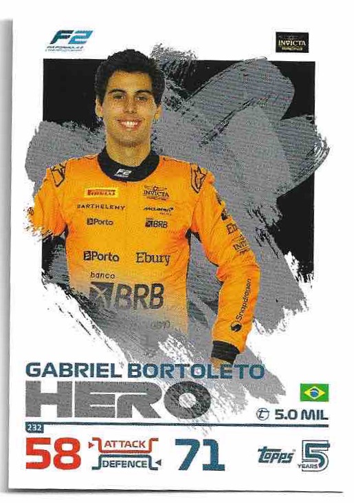 Hero GABRIEL BORTOLETO 2024 Topps Turbo Attax