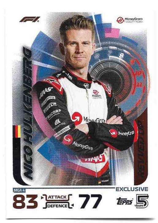 Exclusive Revved Up NICO HULKENBERG 2024 Topps Turbo Attax