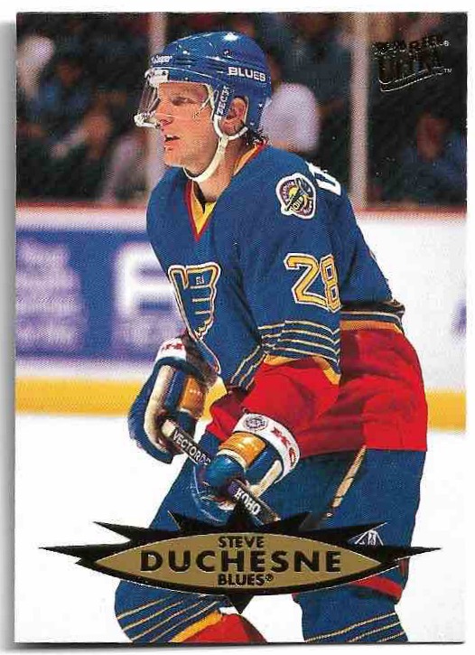 STEVE DUCHESNE 95-96 Fleer Ultra