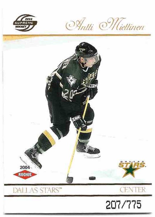 Rookie ANTTI MIETTINEN 03-04 Pacific Supreme /775