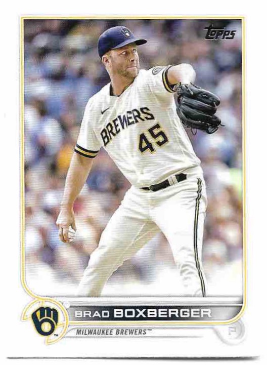 BRAD BOXBERGER 2022 Topps Update Series Baseball