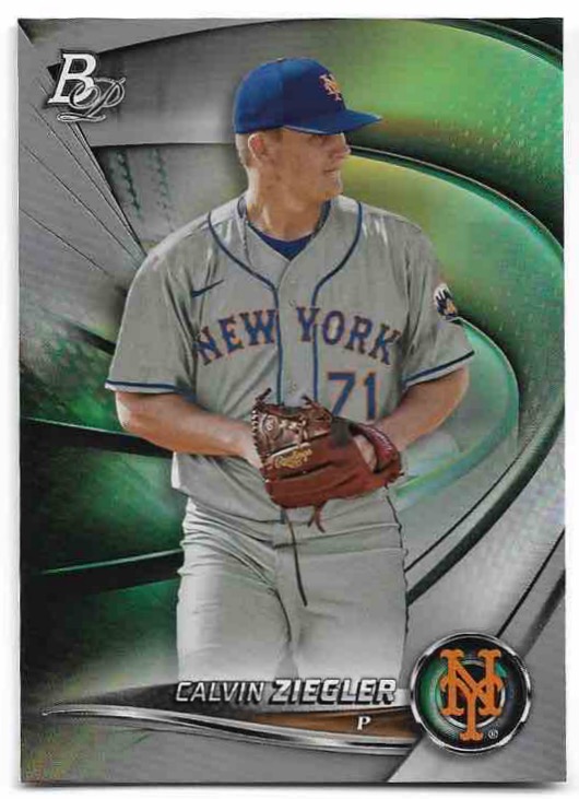 Top Prospects CALVIN ZIEGLER 2022 Topps Bowman Platinum Baseball