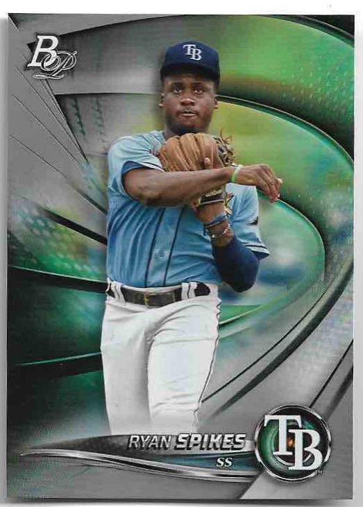 Top Prospects RYAN SPIKES 2022 Topps Bowman Platinum Baseball