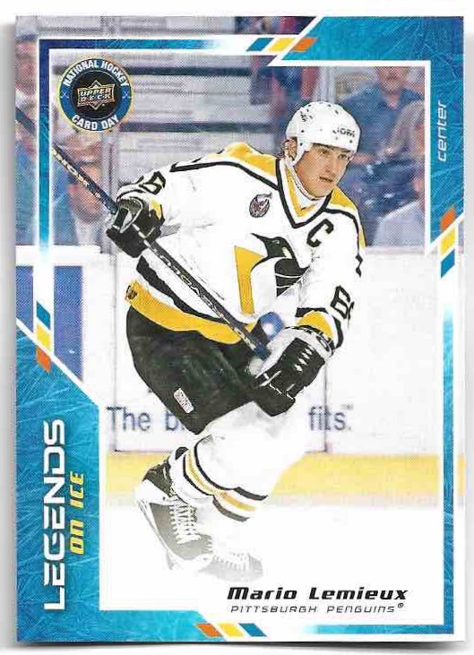 Legends on Ice MARIO LEMIEUX 2024 UD National Hockey Card Day