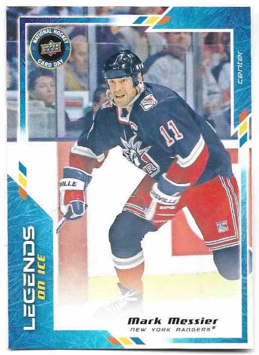 Legends on Ice MARK MESSIER 2024 UD National Hockey Card Day