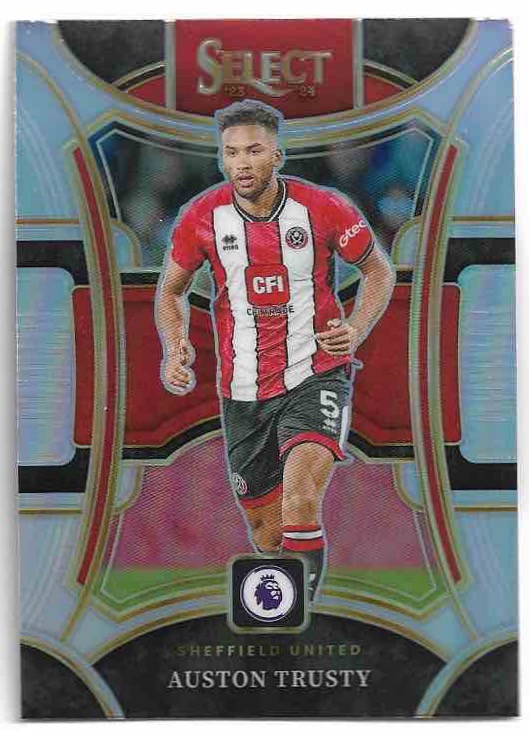 Silver Prizm Mezzanine AUSTON TRUSTY 23-24 Panini Select Premier League Soccer