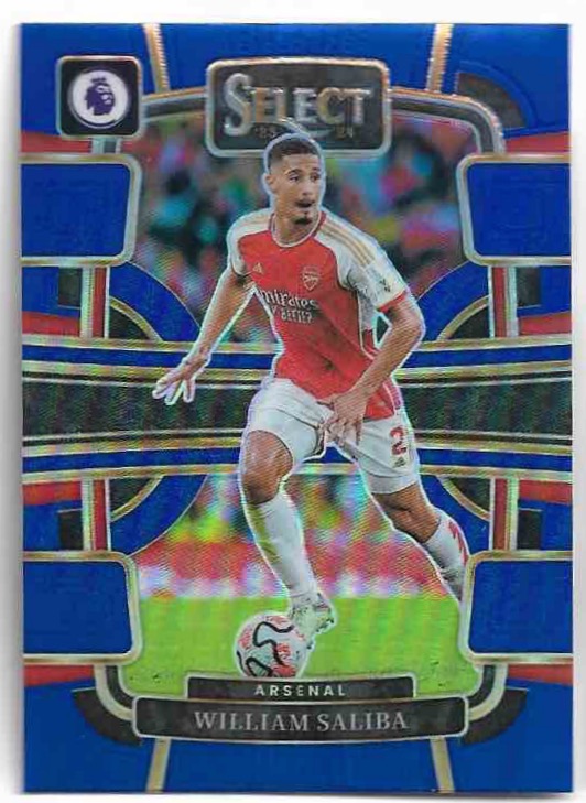 Blue Prizm Terrace WILLIAM SALIBA 23-24 Panini Select Premier League Soccer