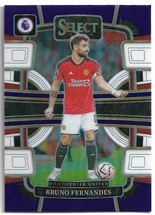 Multi-Color Prizm Terrace BRUNO FERNANDES 23-24 Panini Select Premier League Soccer