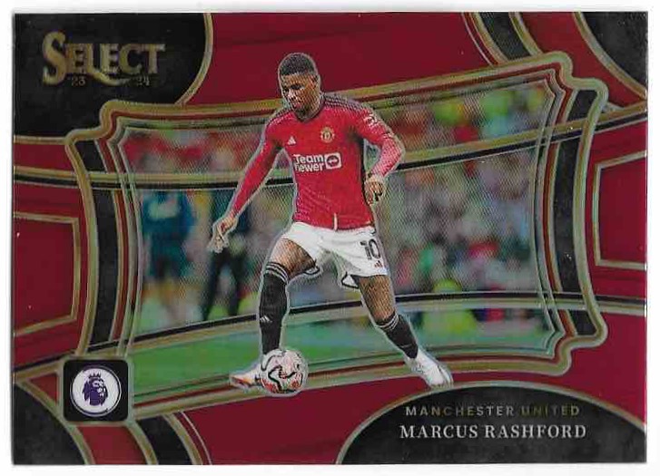 Red Prizm Field Level MARCUS RASHFORD 23-24 Panini Select Premier League Soccer