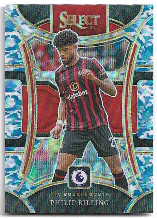 Winter Camo Prizm Mezzanine PHILIP BILLING 23-24 Panini Select Premier League Soccer /110