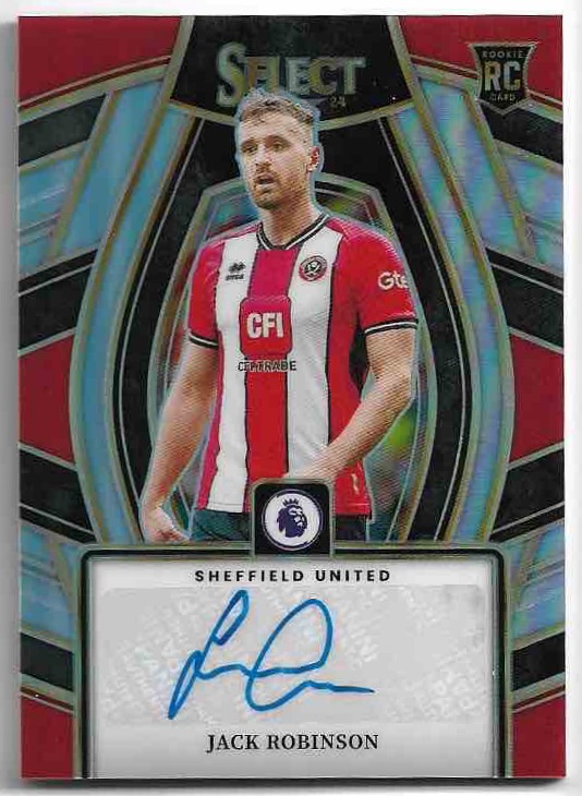 Auto Rookie Select Signatures JACK ROBINSON 23-24 Panini Select Premier League Soccer