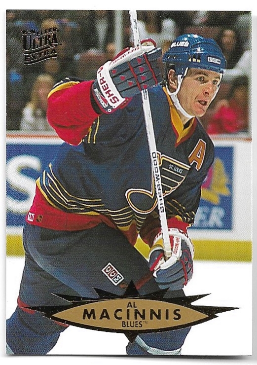 AL MACINNIS 95-96 Fleer Ultra Extra