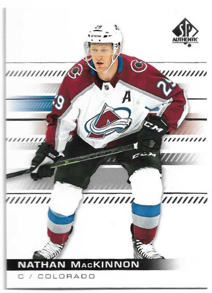 NATHAN MACKINNON 19-20 UD SP AUTHENTIC