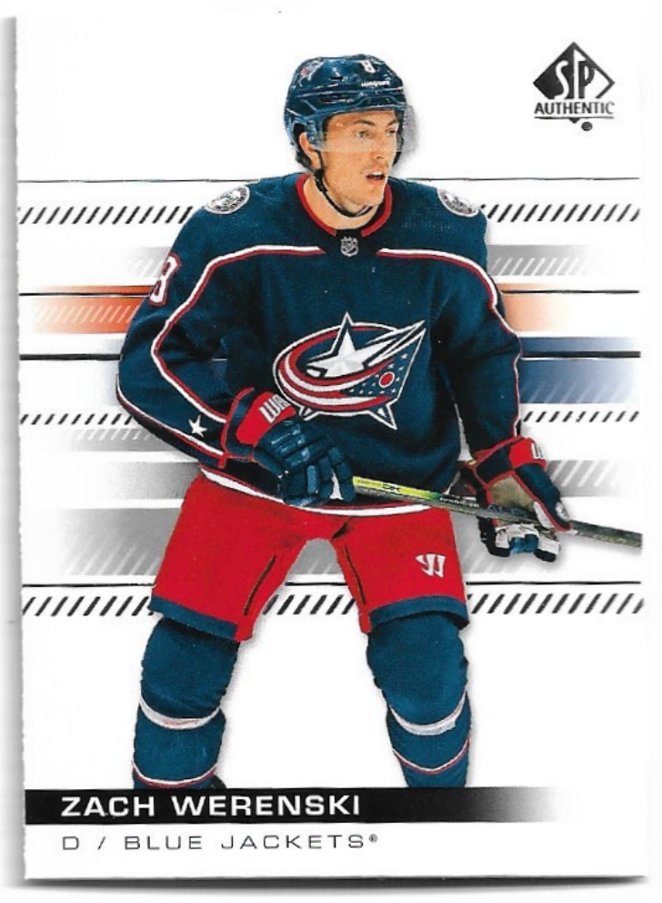 ZACH WERENSKI 19-20 UD SP Authentic