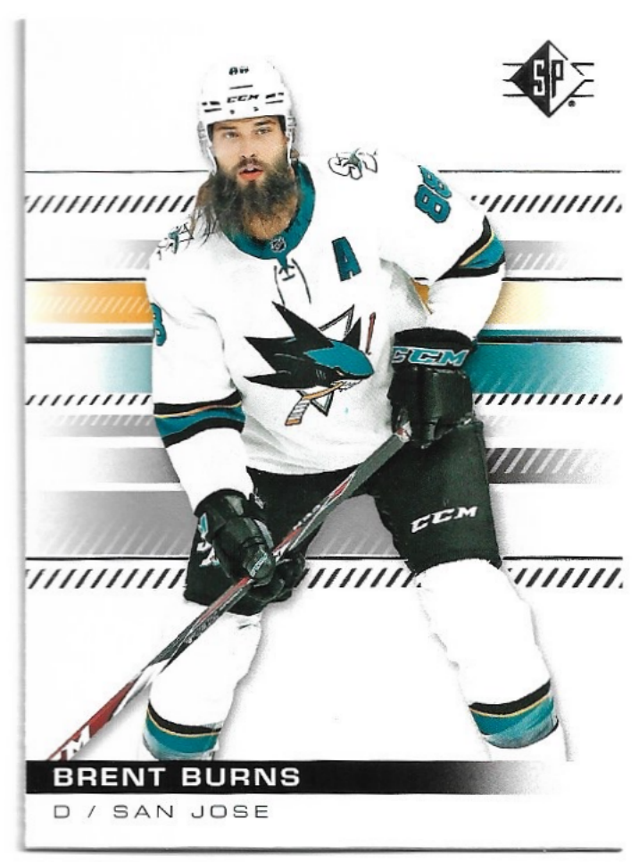 BRENT BURNS 19-20 UD SP Authentic