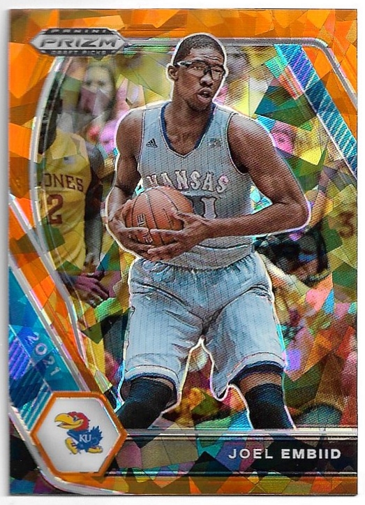 Orange Ice JOEL EMBIID 2021 Panini Prizm Draft Picks Basketball