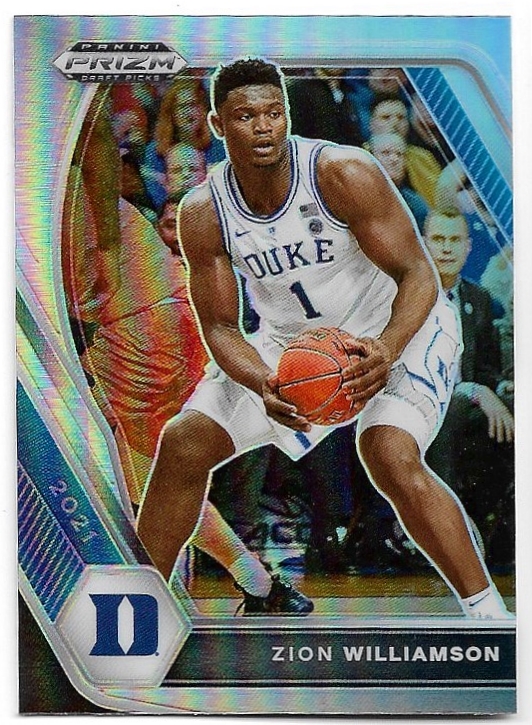 Silver Prizm  ZION WILLIAMSON 2021 Panini Prizm Draft Picks Basketball