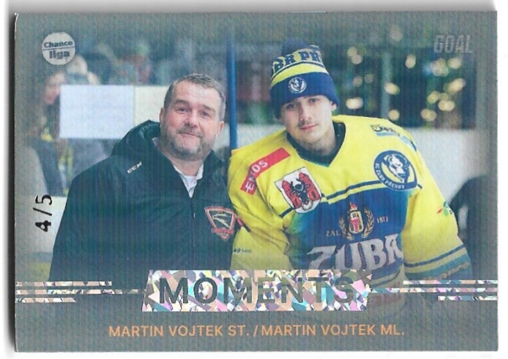 Neon Moments MARTIN VOJTEK ST./MARTIN VOJTEK ML. 23-24 GOAL Cards Chance liga 2.série /5