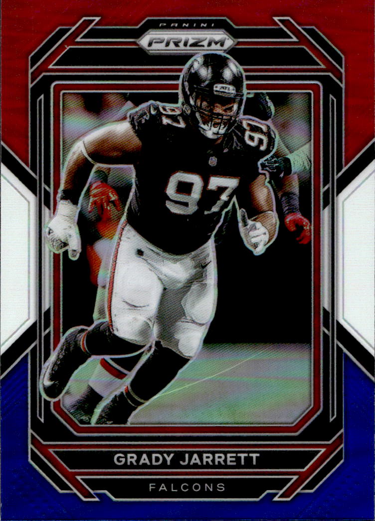 Red White & Blue Prizm GRADY JARRETT 2022 Panini Prizm Football