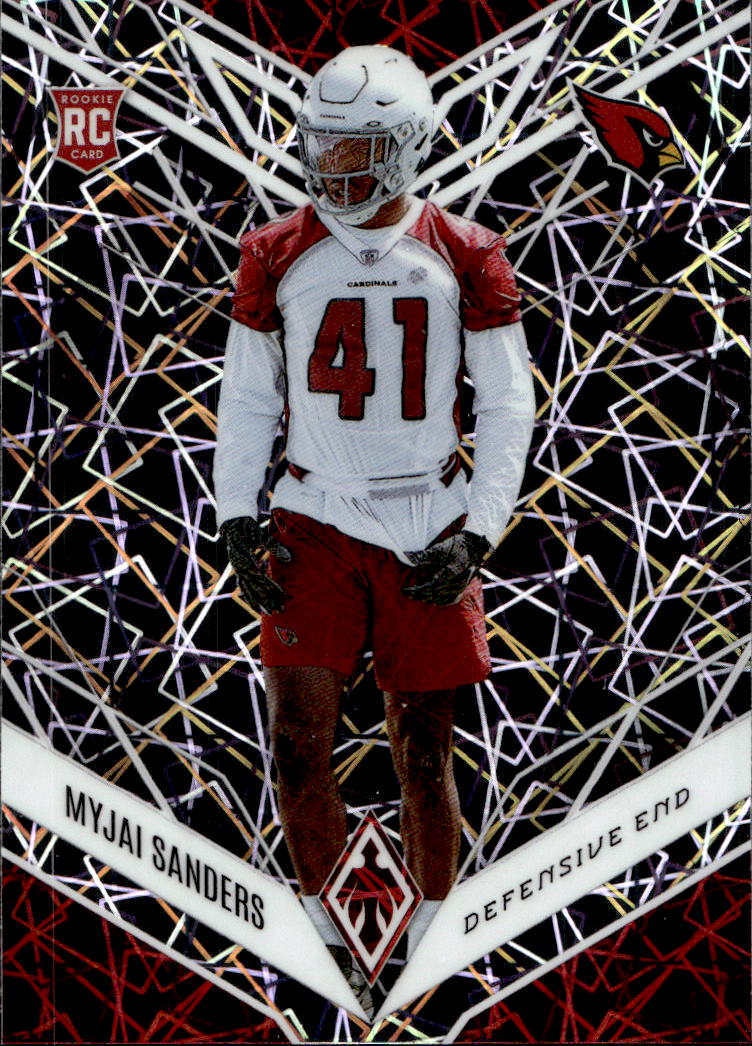 Silver Lazer MYJAI SANDERS 2022 Panini Phoenix Football