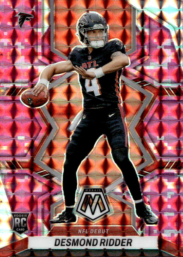 Rookie Camo Pink Prizm DESMOND RIDDER 2022 Panini Mosaic Football