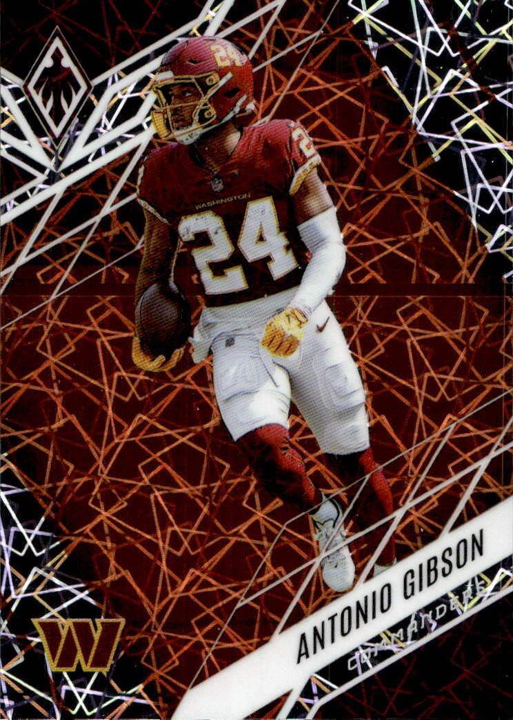 Orange Lazer ANTONIO GIBSON 2022 Panini Phoenix Football /99