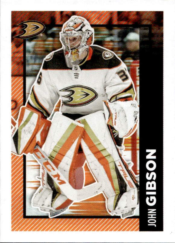 JOHN GIBSON 2023-24 Topps NHL Sticker Collection Hockey