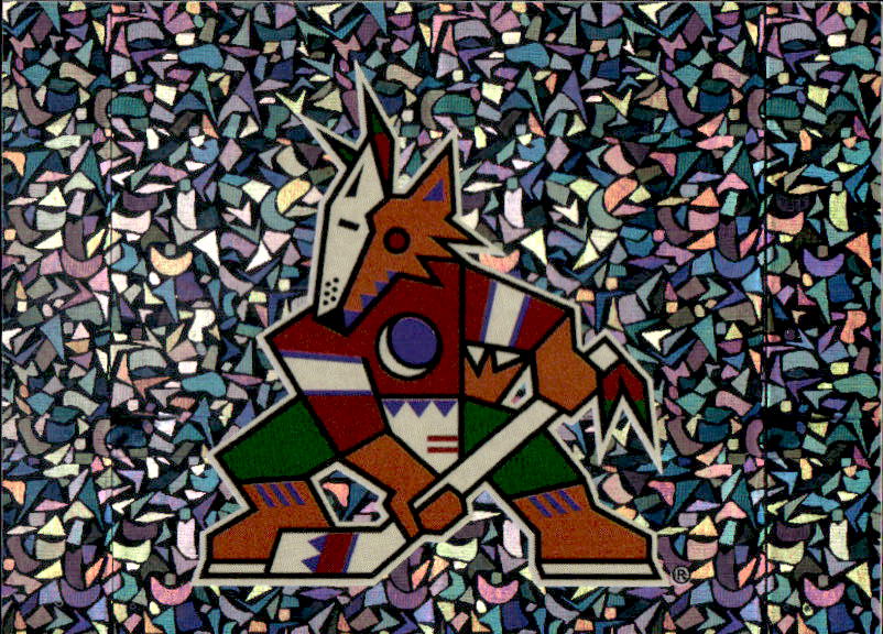 Foil Team Logo ARIZONA COYOTES 2023-24 Topps NHL Sticker Collection Hockey