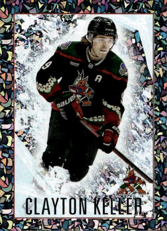 Foil CLAYTON KELLER 2023-24 Topps NHL Sticker Collection Hockey