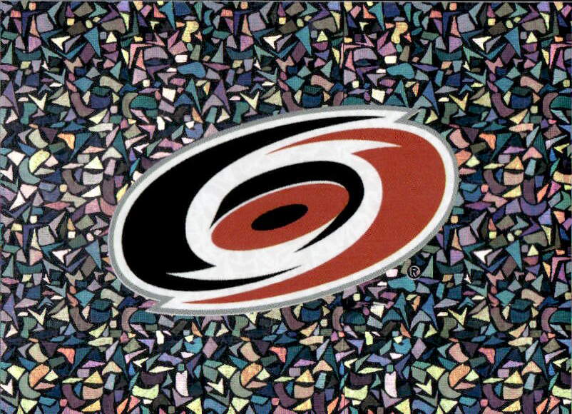 Foil Team Logo CAROLINA HURRICANES 2023-24 Topps NHL Sticker Collection Hockey