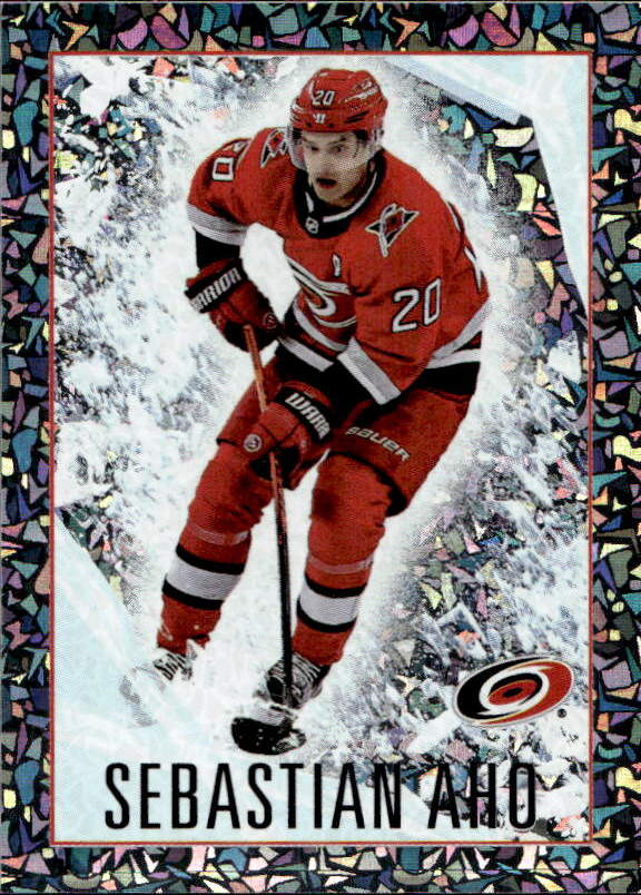 Foil SEBASTIAN AHO 2023-24 Topps NHL Sticker Collection Hockey